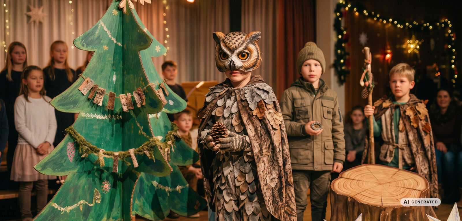 Theaterbühne mit Kindern